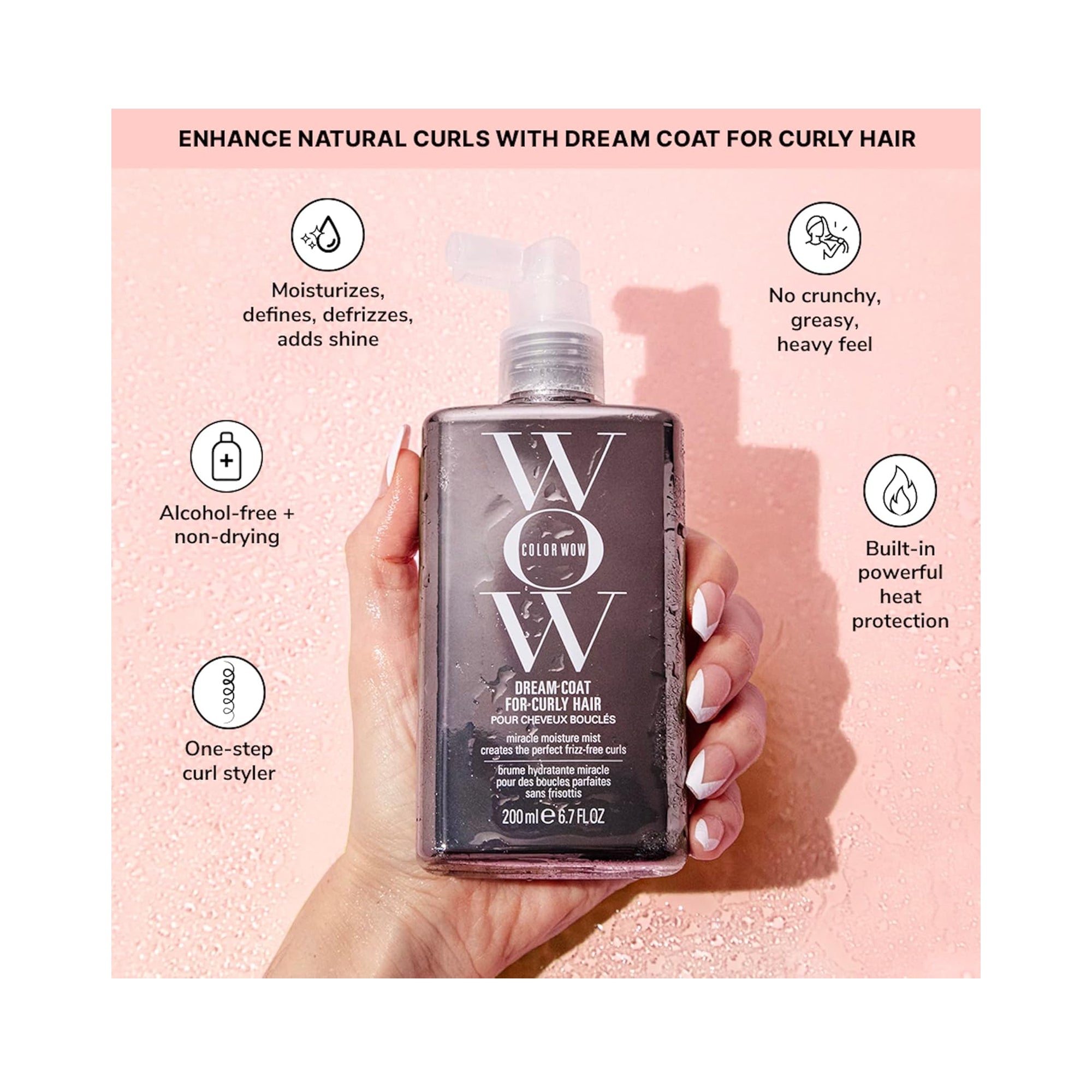 Color Wow Dream Coat Duo 6.7oz (Supernatural + Curly)